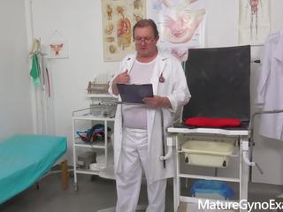 Gyno Exam and Real Orgasm of marvelous femme fatale Valentina Sierra