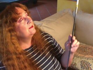 Augusta- a groovy Smoker with Her very Long Holder: HD dirty clip 72