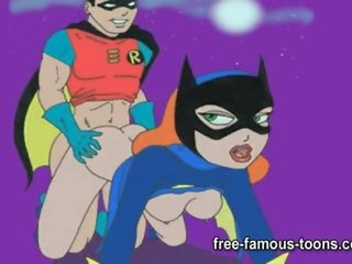Batman dengan catwoman dan batgirl orgies
